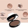 Eyebrow Stamp Kit & Waterproof Powder - Natural Tinting Coloring