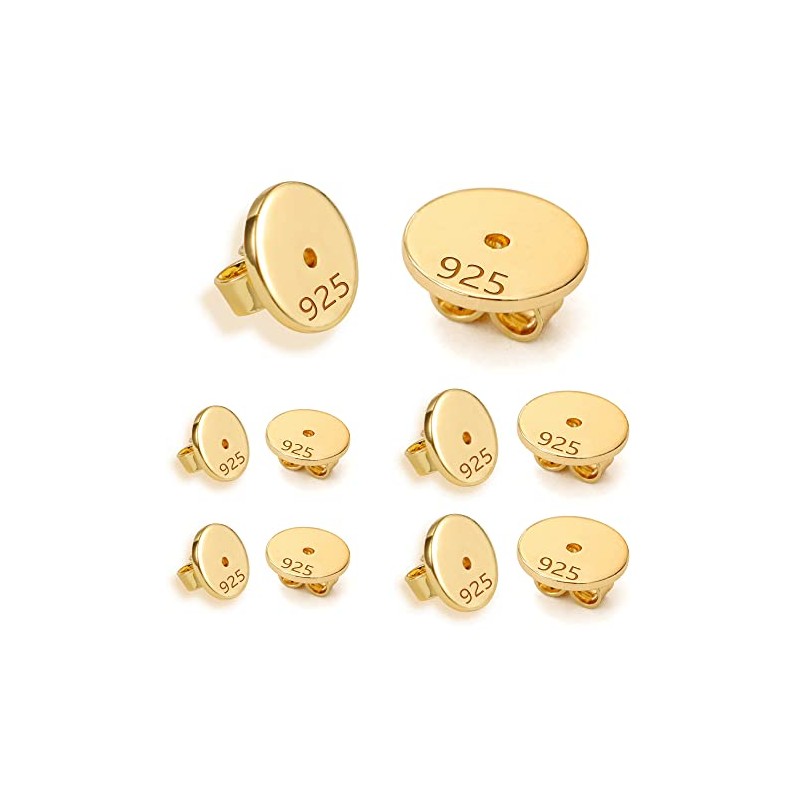 Respaldos para Aretes de Plata 925 y Oro 14K