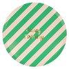 Meri Meri Stripe Happy Birthday Dinner Plates (Pack of 8)