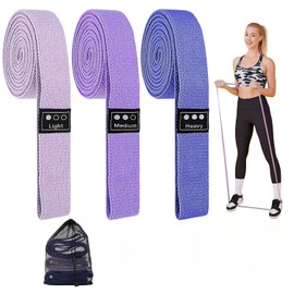 CEILIWEN Fitness Bänder [3er Set], Resistance Bands Lang mit 3 Widerstandsstufen, Widerstandsbänder Lang Set Fitnessband für Frauen/Männer Krafttraining, Yoga, Pilat, Fitness