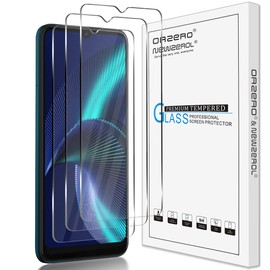 (3 Pack) Orzero Tempered Glass Screen Protector Compatible for BLU View Speed 5G, Protector De Pantalla 9H High Definition Bubble-Free