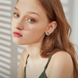 Penguin Earrings for Women Cute Penguin Gifts 925 Sterling Silver Crystal Penguins Studs Earring Penguin Jewelry Gifts for Women Hypoallergenic Earrings