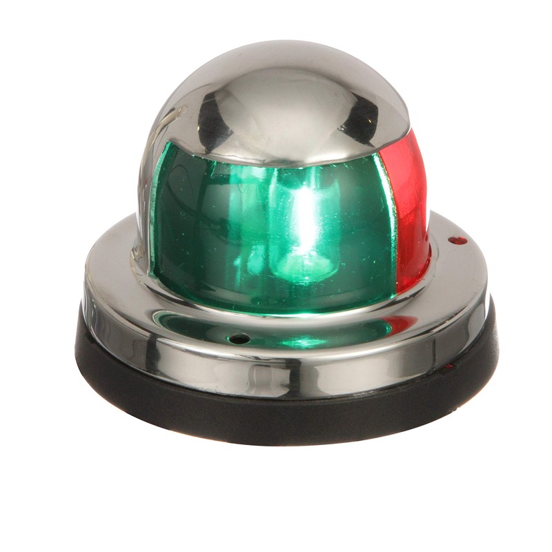 SEACHOICE Bow Light Marine Navigation, Horizontal Mount, Stainless Steel, Bi-Color,