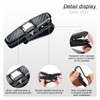 2PCS Glasses Holders for Car Sun Visor, Glasses Clip Organizer,