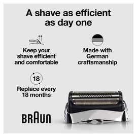 Braun Series 3 Pro Skin Electric Shaver Replacement Head - 32B - Compatible with Electric Razors 3000s, 3010s, 3040s, 3050cc, 3070cc, 3080s, 3090cc