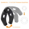 IVARKEY 7463 Adjustable Gland Nut Wrench with 1/4" and 7/32"