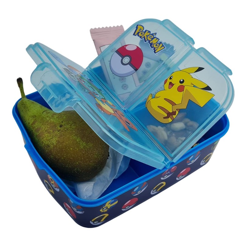 Stor - Pokemon Sandwich Box - Lunch Box for Children
