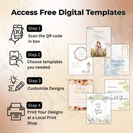 Merrifete Welcome Sign Stand, Adjustable Sign Holder Stand w/ Poster Design Templates & Leather Straps, Heavy Duty Metal Easel for Wedding, Bridal Shower, Birthday Party, Baby Shower, 68" x 30" x 20"