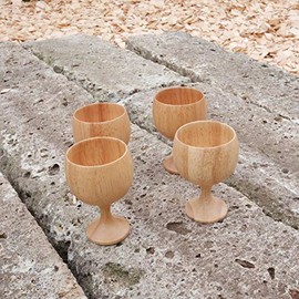 EAGLE Products LF61 Stemmed Woodencup 4 pcs