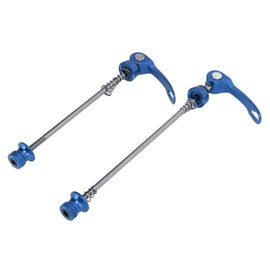 Bicycle Quick Release Skewer Lever 100/135mm Ultra Lightweight Quick Release Skewer Set for Mountain Bike Road Bike Bike Replacement Repair Parts (Blue)