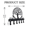IASIRTGN Tree of Life Key Holder for Wall, Wall-Mounted Metal