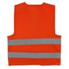 4business Pack of 4 High Visibility Vests Orange Children Size