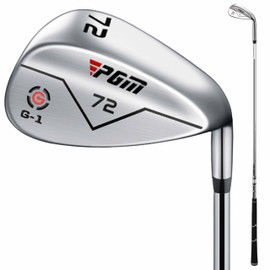 PGM Wedge - 72 Degrees Premium Sand Wedge, Lob Wedge for Men & Women - CNC Textured - Bunker Buster Escape Bunkers and Save Strokes Around The Green-High Loft Golf Club (Silver-)