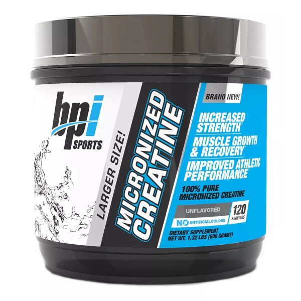 BPI Sports Suplemento en polvo BPI Sports  Suplementos Micronized Creatine creatina monohidratada en pote de 600g 120 un