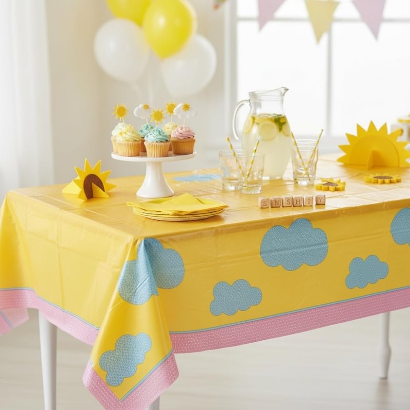 Fun Express You are My Sunshine Plastic Tablecloth - Party