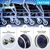 SY America 4" Shopping Cart Replacement Wheels Kit, Dual Precision