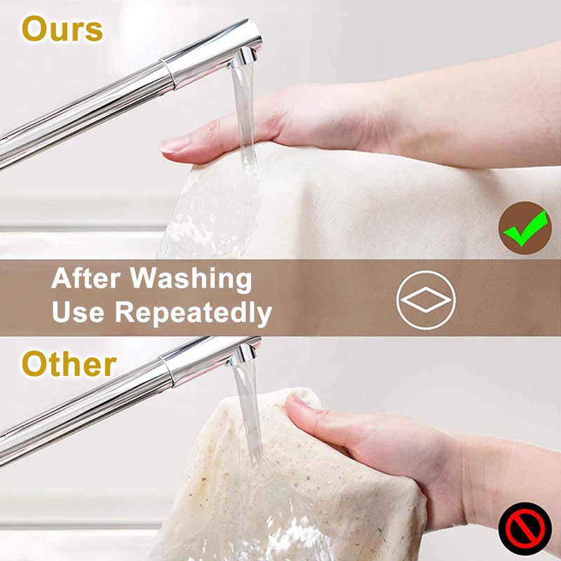 Quelcc Pack of 4 Straining Cloth, Cheese Cloth and Dumpling