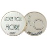 Love You More XO Pocket Token 1 1/4 Inch