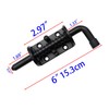 2 Packs 6 Inch Spring Loaded Barrel Bolt Latch Pin,
