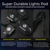 icicar 10 Pods Aluminum LED Rock Lights, APP Control Dual