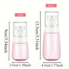 Portable Spray Bottle, 1 Count Clear Perfume & Lotion Dispenser with Pump, Travel Size Spray Bottle for Skin Care, Makeup Tool for Women & Girls - Color: White, Specification: 30ml