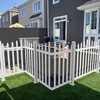 INFRANGE Picket Fence Post 32" High for Curved Vinyl PVC