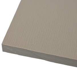BuyPlastic King Starboard WG Sheet - Nutmeg, 1/2" x 12" x 12" - HDPE Wood Grain Plastic Board Panel for Outdoor Furniture Cabinets & More