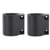 2pcs 1in High Temp Exhaust Clamp Aluminum Butt Joint Exhaust