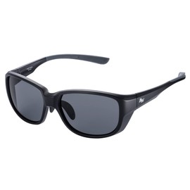 Bunny Walk BW-024 BW-0240F Polarized Sunglasses, Matte Black, SMOKE