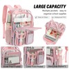 Kouxunt Clear Backpack Heavy Duty Transparent Backpacks Stadium Approved for