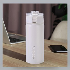 MYEEDA Water Bottle, 16.9 fl oz (500 ml), Thermos, Stainless Steel Bottle, Easy to Wash, My Bottle, Stylish, Sports Bottle, Lightweight, Direct Drinking, Thermal Bottle, Elementary School Students,