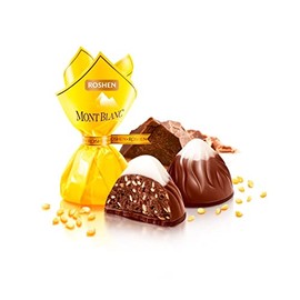 Roshen Montblanc Chocolate Candy With Sesame (1kg/2.2lb)
