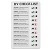 WANGCL Portable Memo Board Reusable Plastic RV Checklist Daily Affairs
