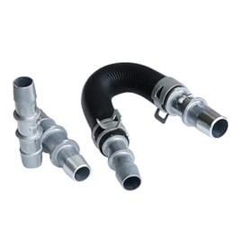 DFuerdivn 626-001 Engine Heater Core Bypass Hose and 5/8" and 3/4" hose fittings Kit Universal fit Car Engine Heater Core Bypass Hose Assembly