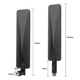 YILIANDUO Dual Band WiFi Antenne 2.4GHz 5.8GHz 8dBi MIMO RP-SMA Stecker Antenne für PC Motherboard Router Kamera WLAN Router PCI-E Netzwerkkarte 2er Pack