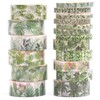 Songdao 18 Rolls Seasons Flowers Washi Tape Set Floral Arts