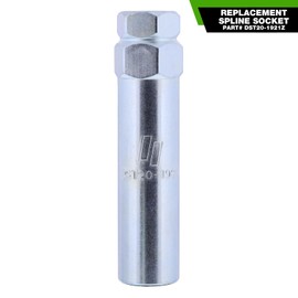 DPAccessories 6-Spline Tool Socket Adapter for Small Spline Lug Nuts (3/4" & 13/16" Hex) - Pack of 1 - DST20-1921Z/001