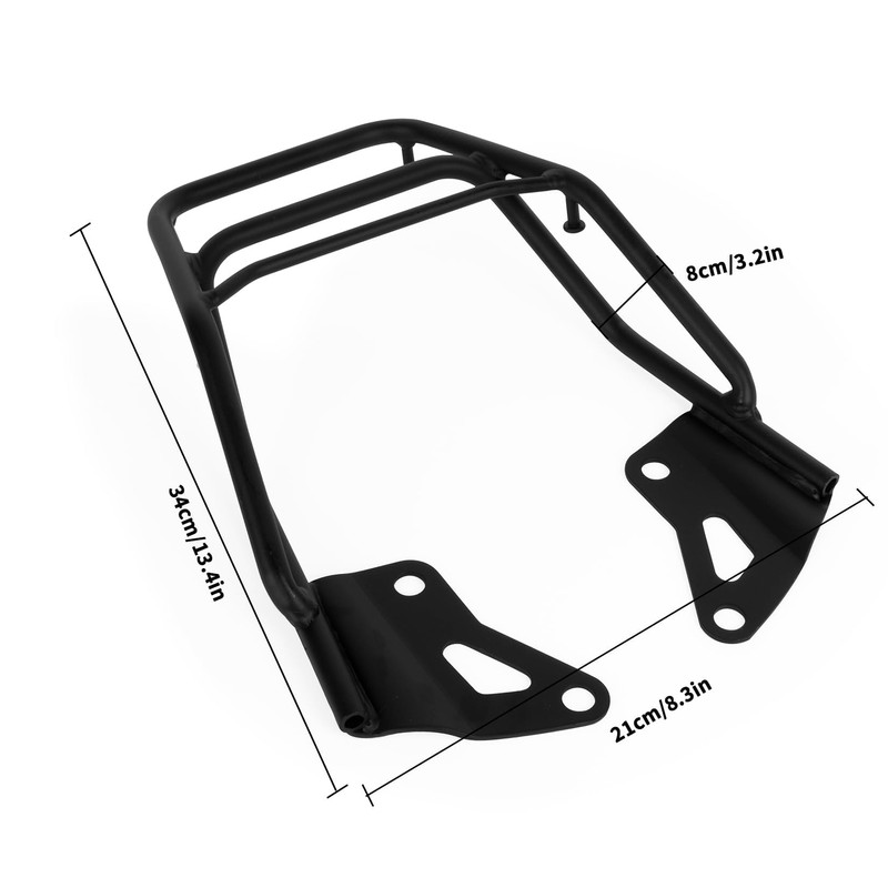 PSLER Rear Luggage Rack for Grom MSX125 2016-2020, Motorcycle Iron