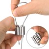 TOPZEA 10 PCS M3 Wire Rope Cable Clamp for 1/16