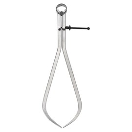 sourcing map Spring Joint Caliper 12 inch / 300mm Adjustable Spring Outside Caliper with Solid Nut for Wood Turning Lathe Work