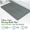 Stone Bathmat - Color: Charcoal Gray
