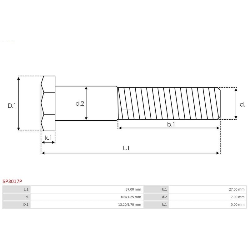 AS-PL Starter Motor Contact Kit for Solenoid SP3017P