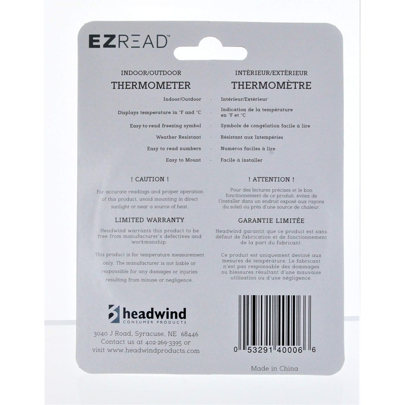 Headwind 8400006 Dial Suction Cup Thermometer, 3.5-Inch