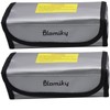 Blomiky 2 Pack 18.5 * 7.5 * 6cm Lipo Battery
