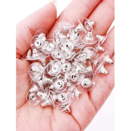 Round Shaped Earring Accessories, Metal Earring Accessories, Earring Accessories for Women & Girls, Diy Jewelry Accessories
