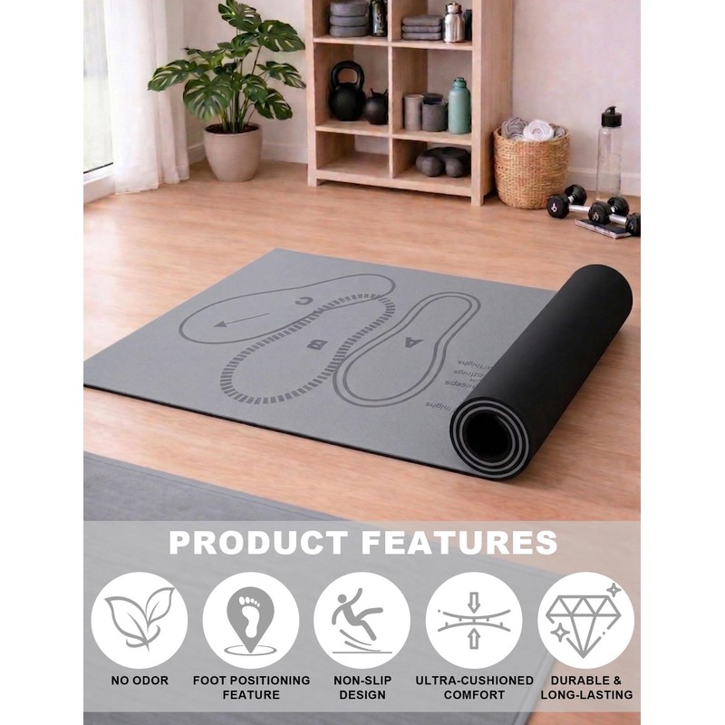 Non-Slip Squat Mat with Foot Position for Women – Ultimate
