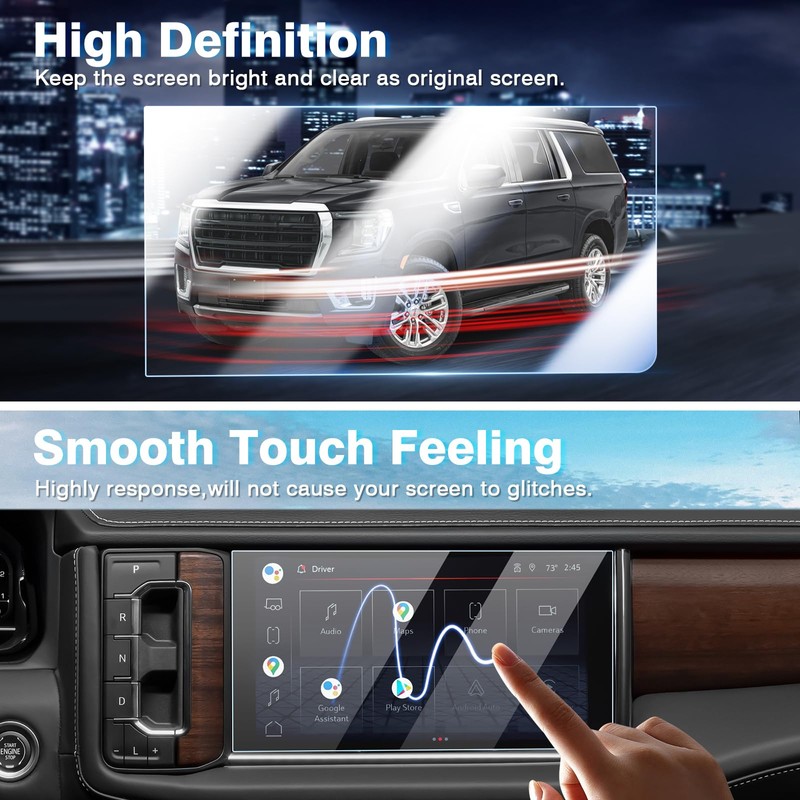 Karltys 2021 2022 2023 2024 Yukon Denali Screen Protector for