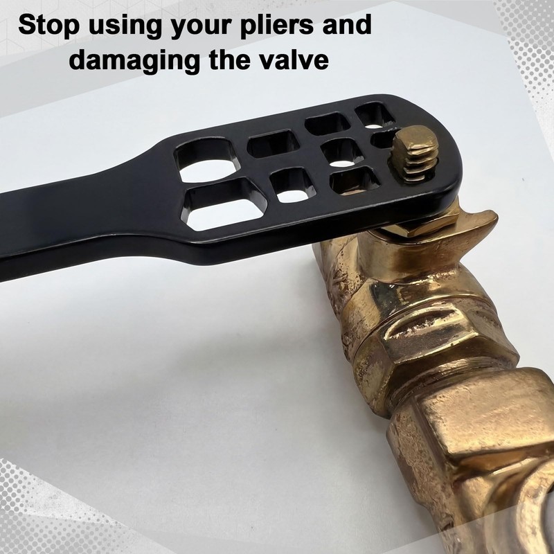 Zonon 1 Pcs Backflow Ball Valve Wrench Tool for Missing