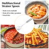6Pcs Hot Pot Strainer Spoons with Handle, Stainless Steel Spider