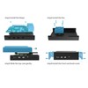 For Raspberry Pi 4B Aluminum Alloy Case MultiHoles Protective Cooling